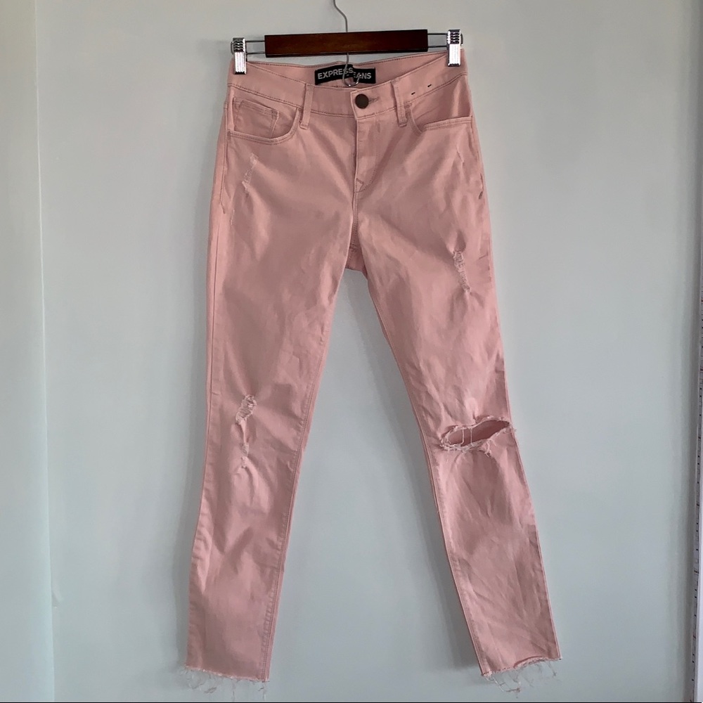 Ankle Mid-Rise Jeans